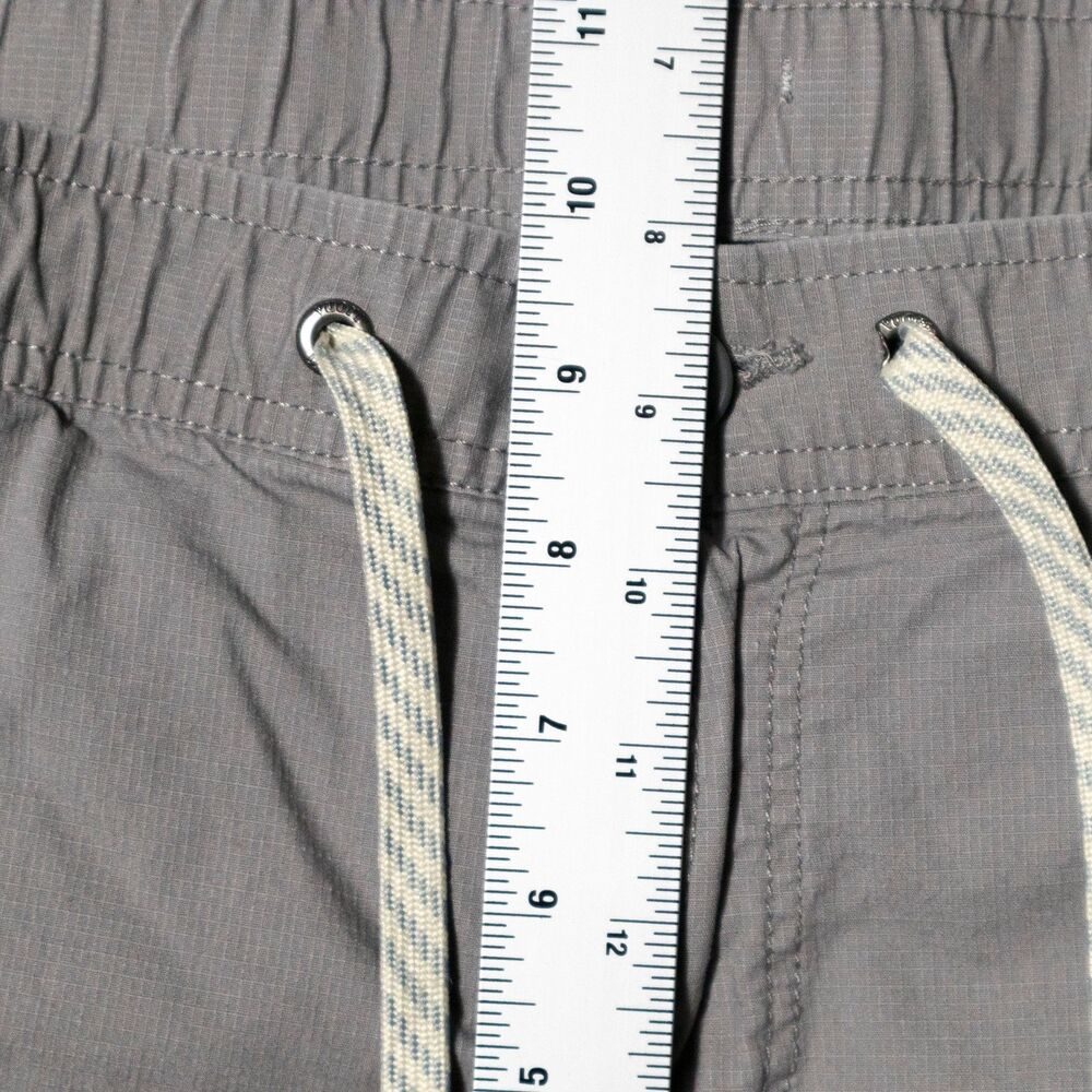 Vuori Pants Womens XL Gray Ripstop Stretch Drawstring Casual Travel Lightweight - Picture 10 of 11